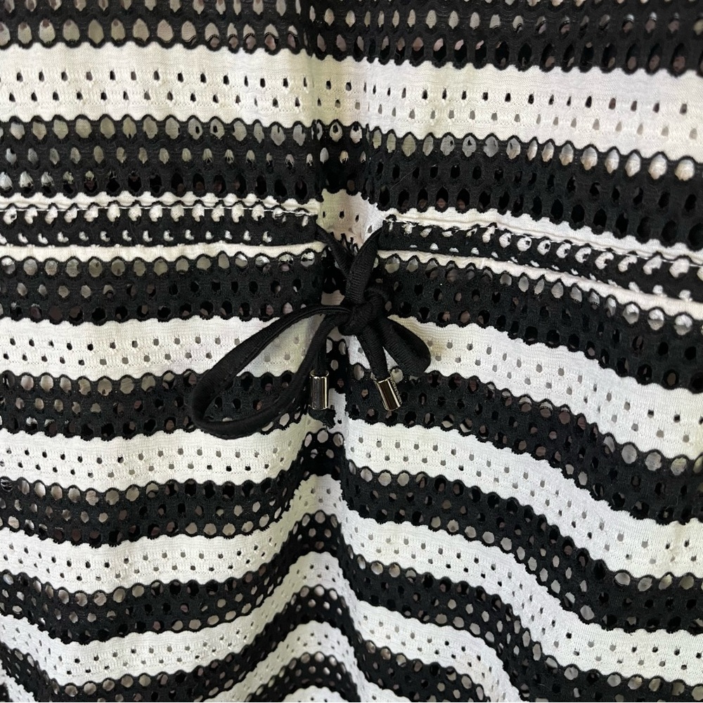 Calvin Klein Crochet‎ Stripe Drawstring Swimwear Coverup Size L/XL - Picture 5 of 7
